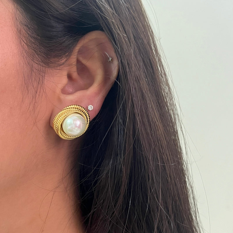 Diana Pearl Studs
