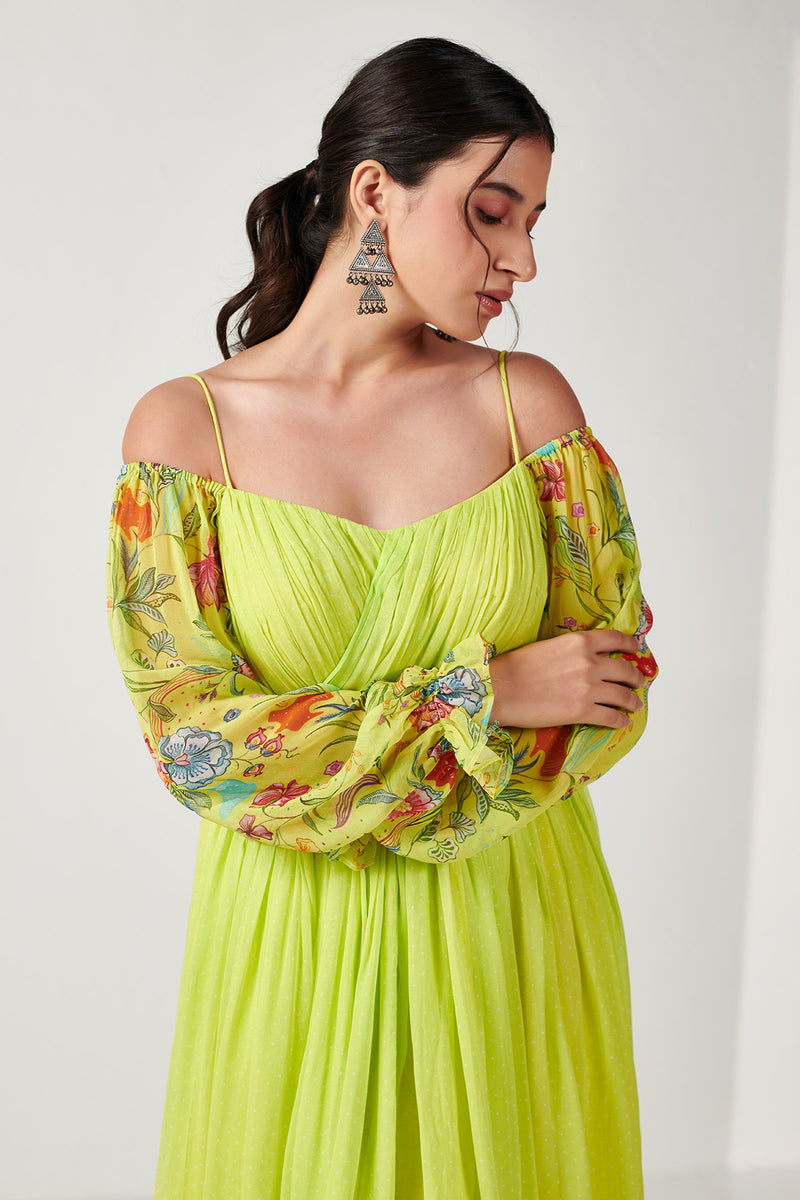 Bagicha Neon Maxi Dress