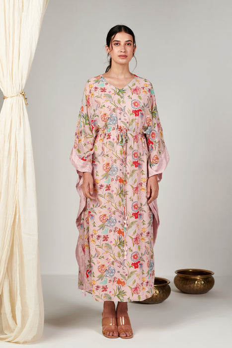 Bagicha Pearl Pink Kaftan