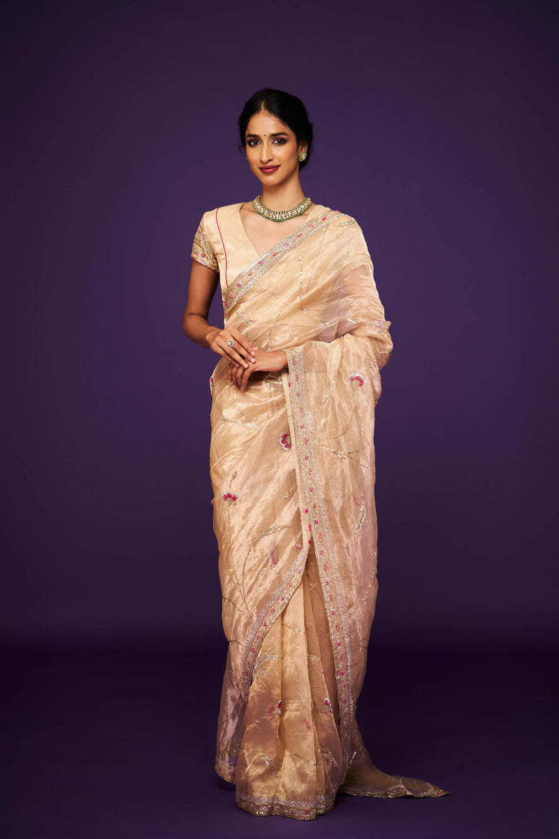 Hrudaya Tissue Blouse