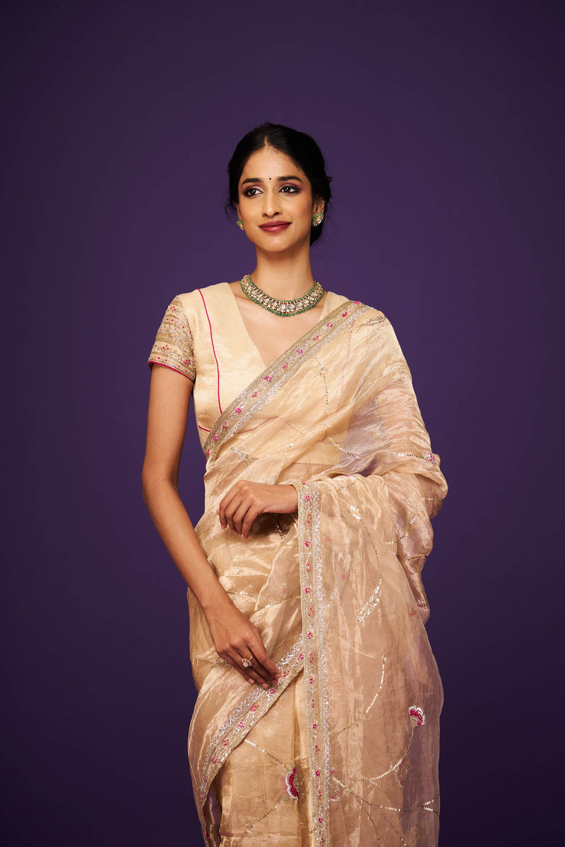 Hrudaya Tissue Blouse