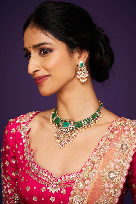 Maya Tissue Embroidery Only Saree