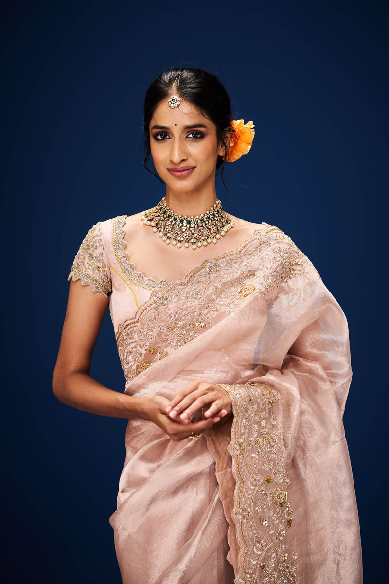 Aloka Tissue Only Saree