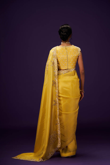 Sloka Embroidery Only Saree