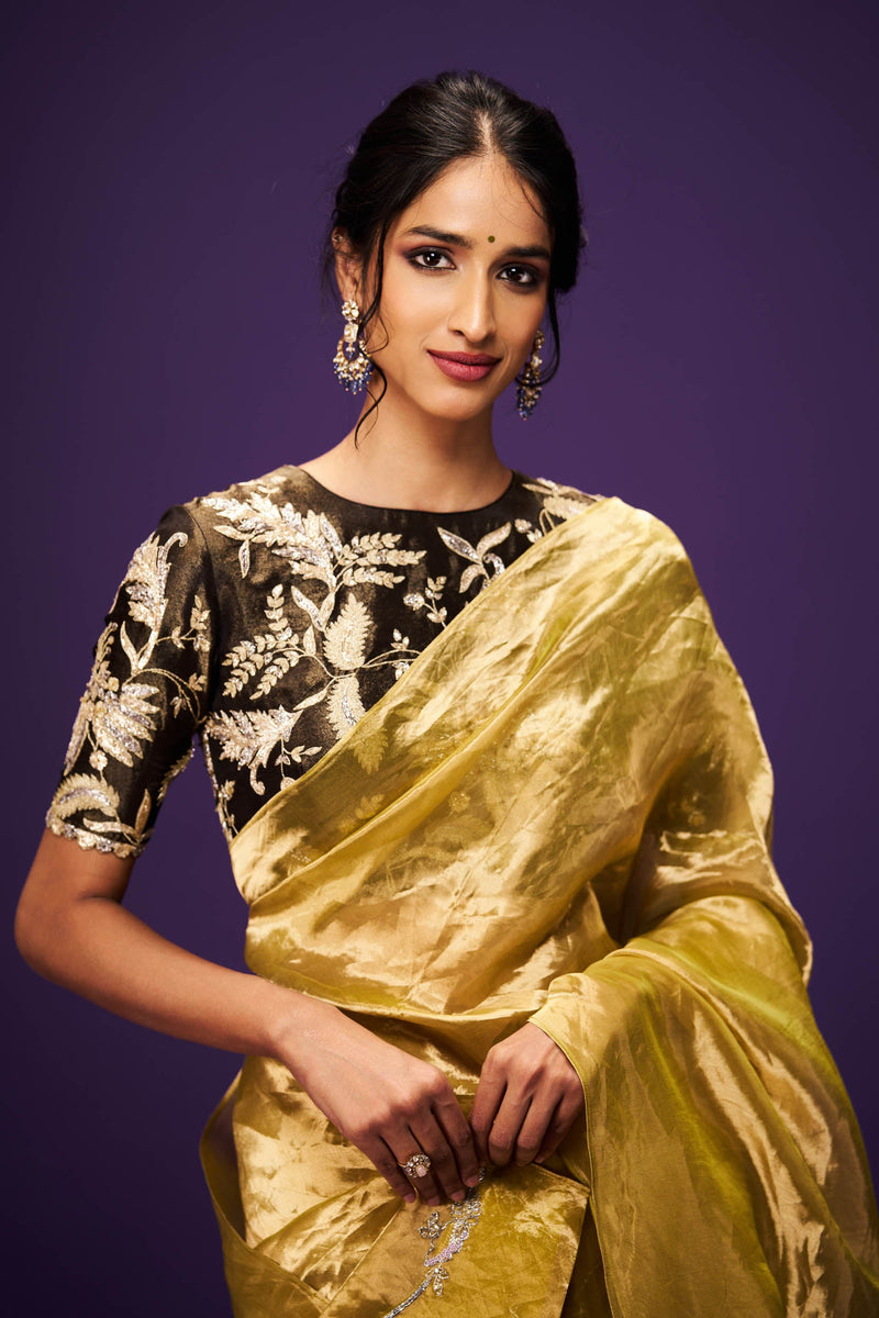 Vanaja Black Tissue Only Blouse