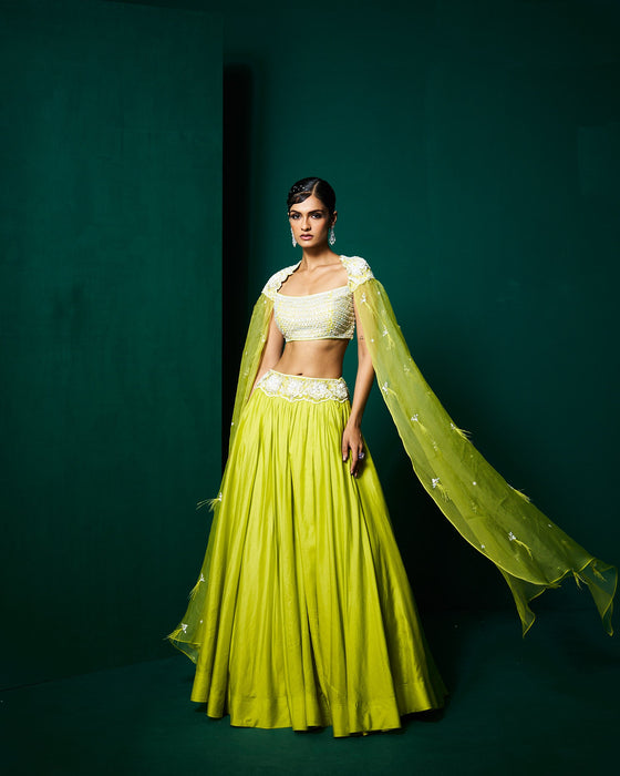 Erina Lehanga set - Pollen Yellow
