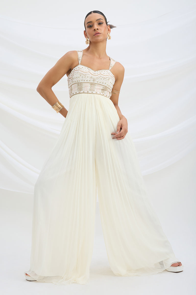 EMBROIDERED JUMPSUIT