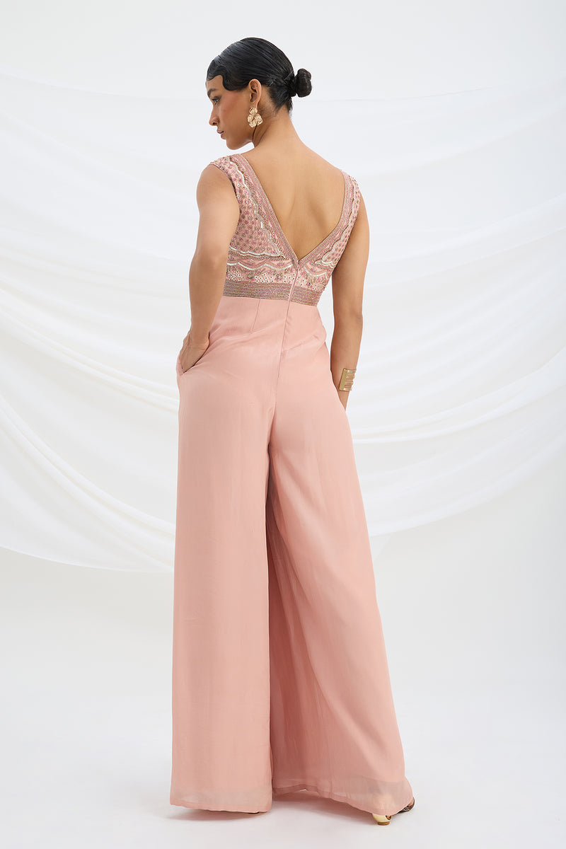EMBROIDERED JUMPSUIT