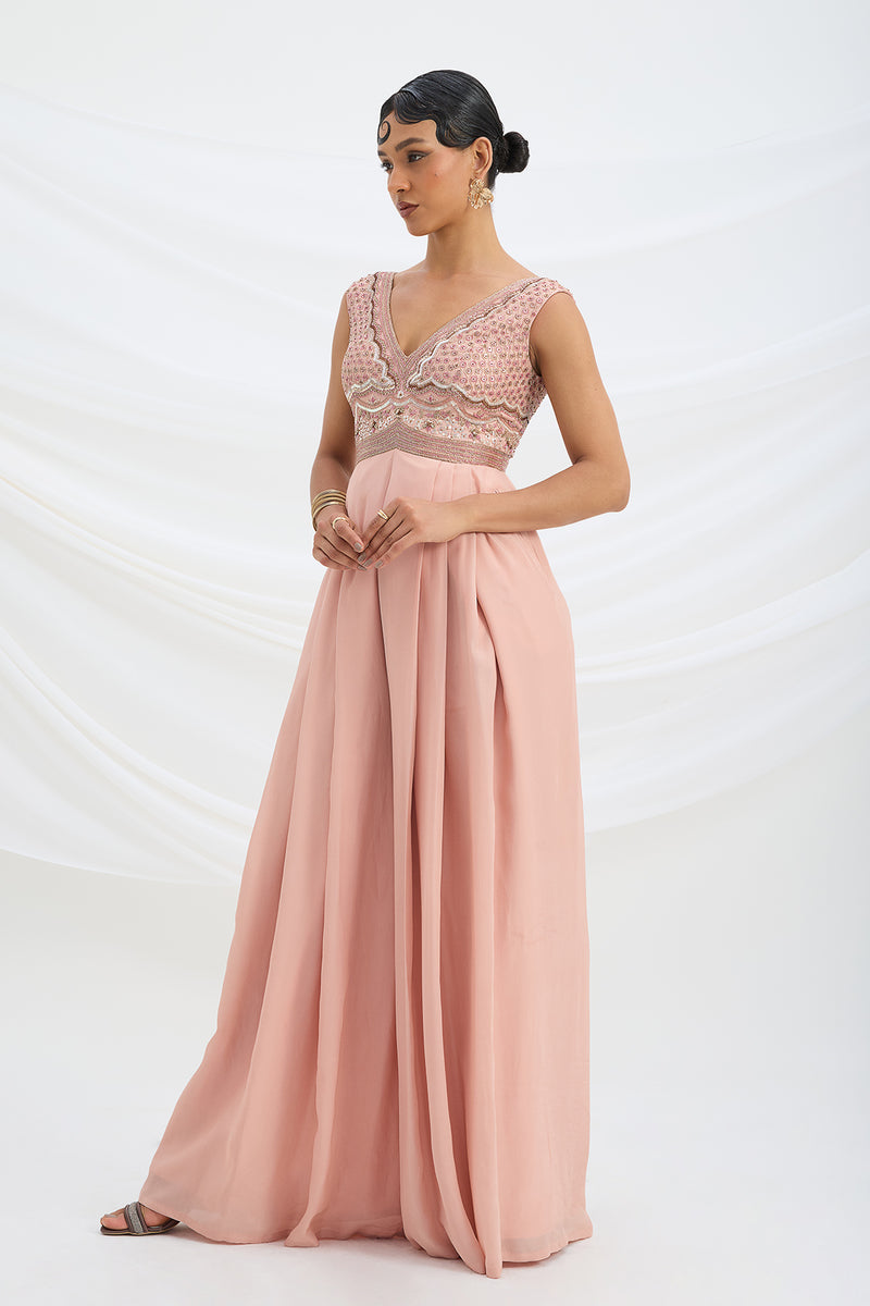 EMBROIDERED JUMPSUIT