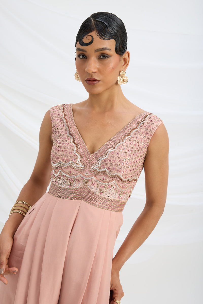 EMBROIDERED JUMPSUIT