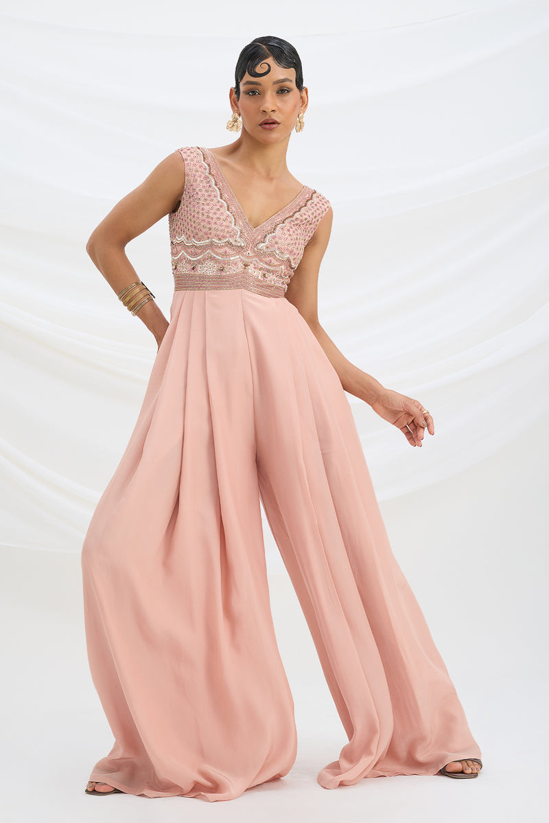 EMBROIDERED JUMPSUIT