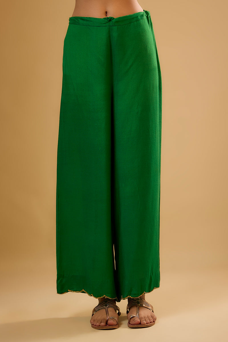 Nazakat Green Kalidaar Set
