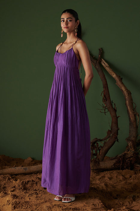 JAMUN JALSA MIDI DRESS