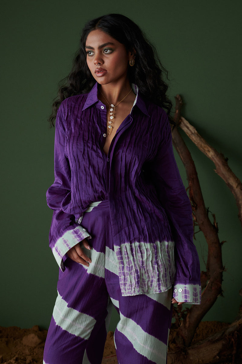 PURPLE PATAKA SHIRT