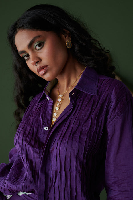 PURPLE PATAKA SHIRT