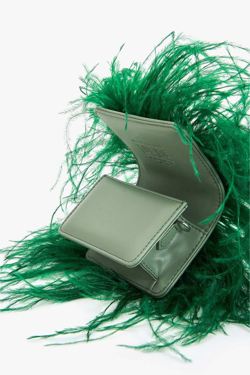 The Scarlet Minivet Handbag in Amazon Green