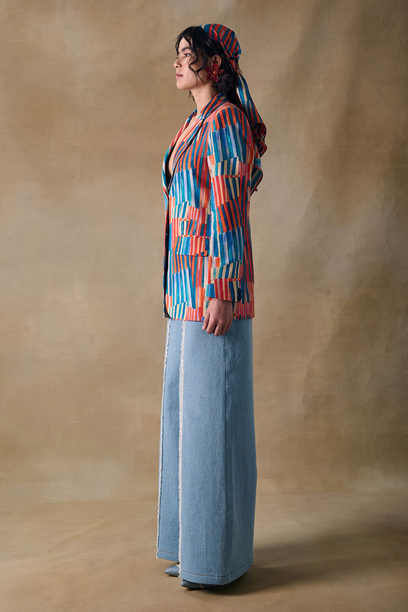 Asilah Stripe Blazer