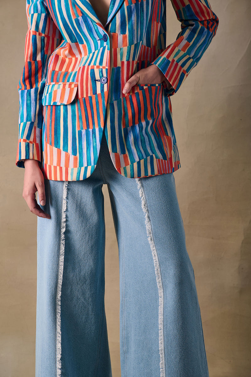 Asilah Stripe Blazer