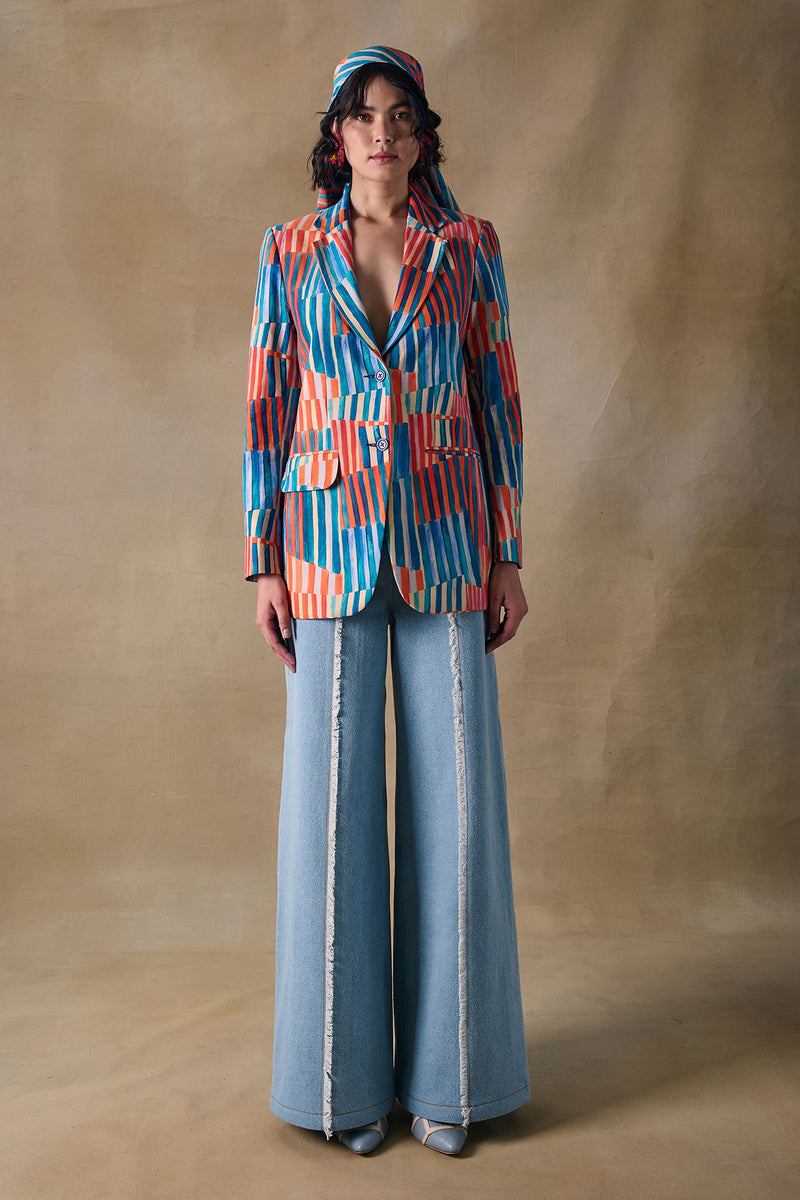 Asilah Stripe Blazer