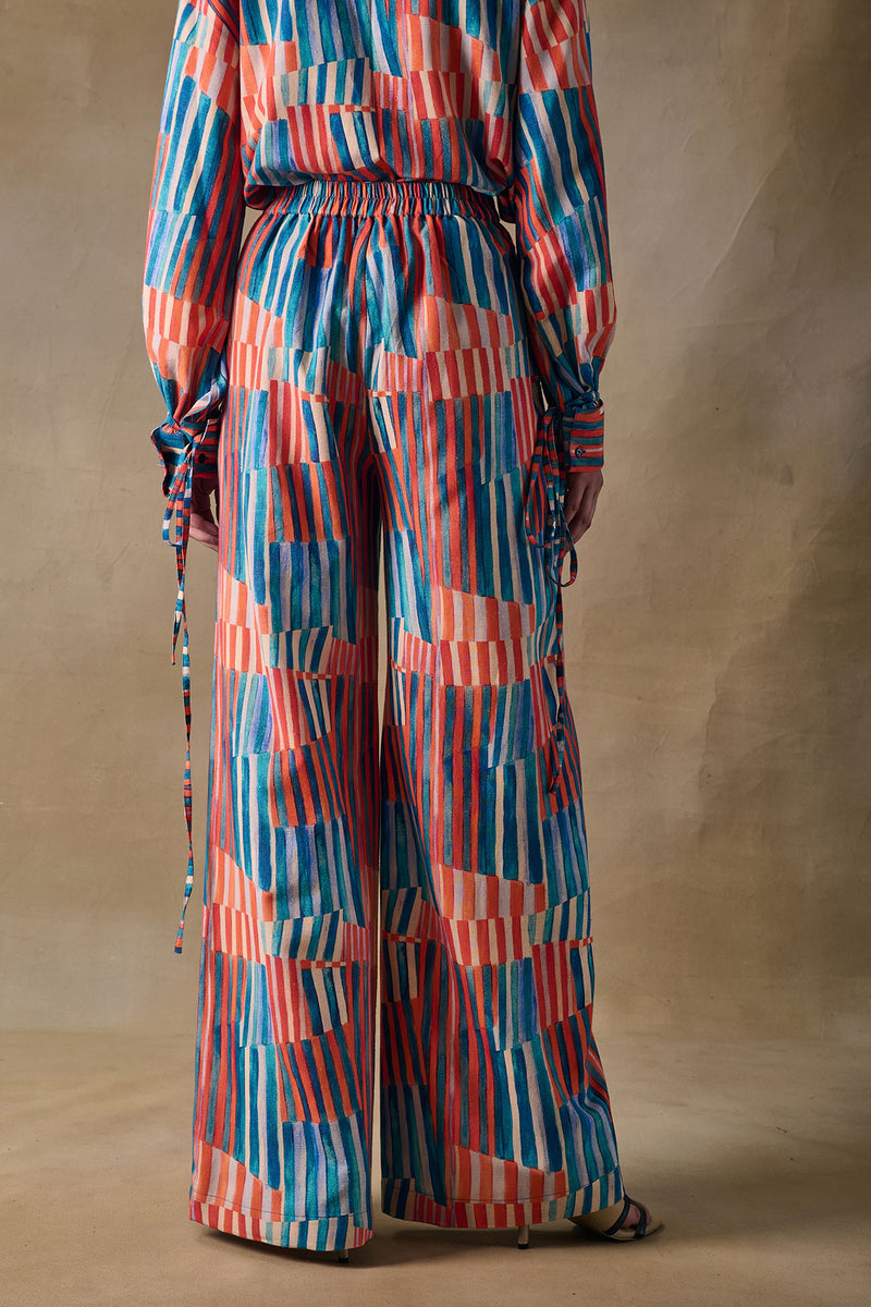 Asilah Stripe Straight Trousers