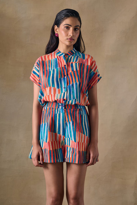 Asilah Stripe Shorts