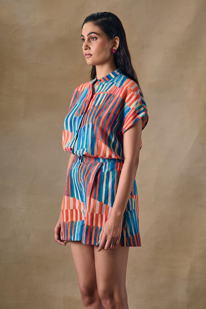 Asilah Stripe Shorts