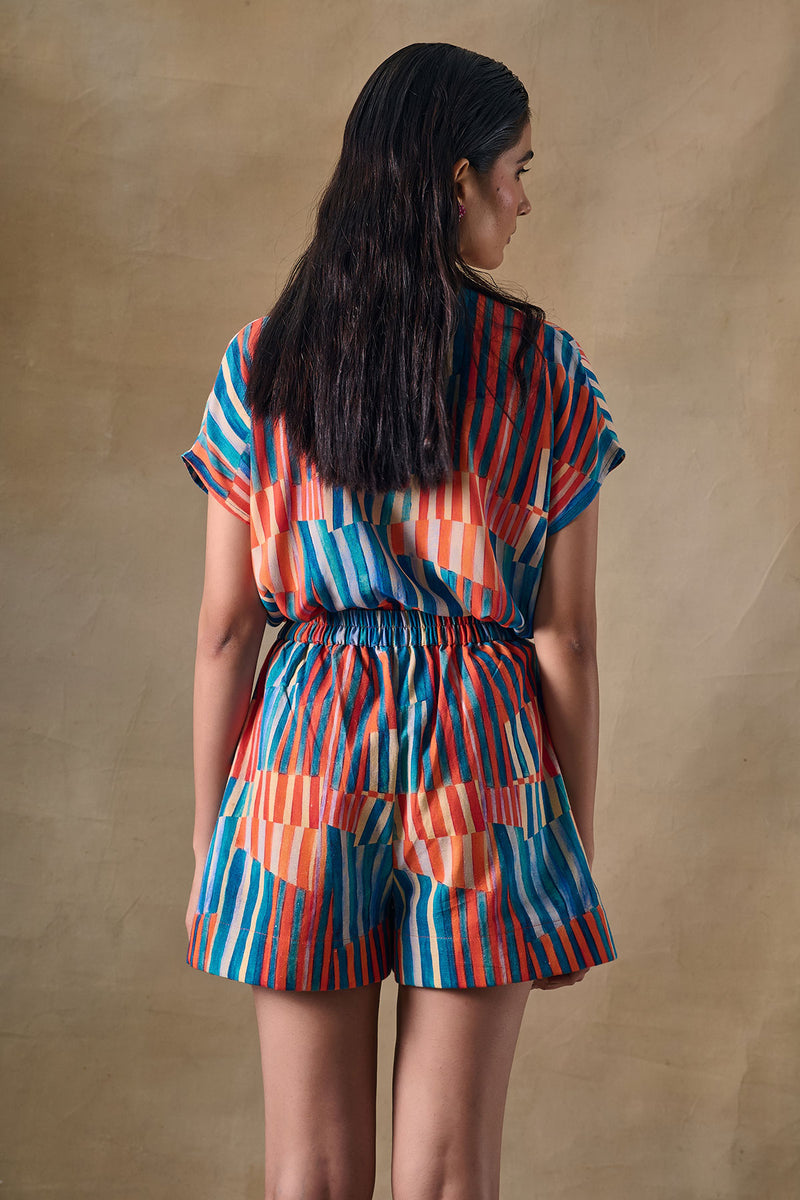 Asilah Stripe Shorts