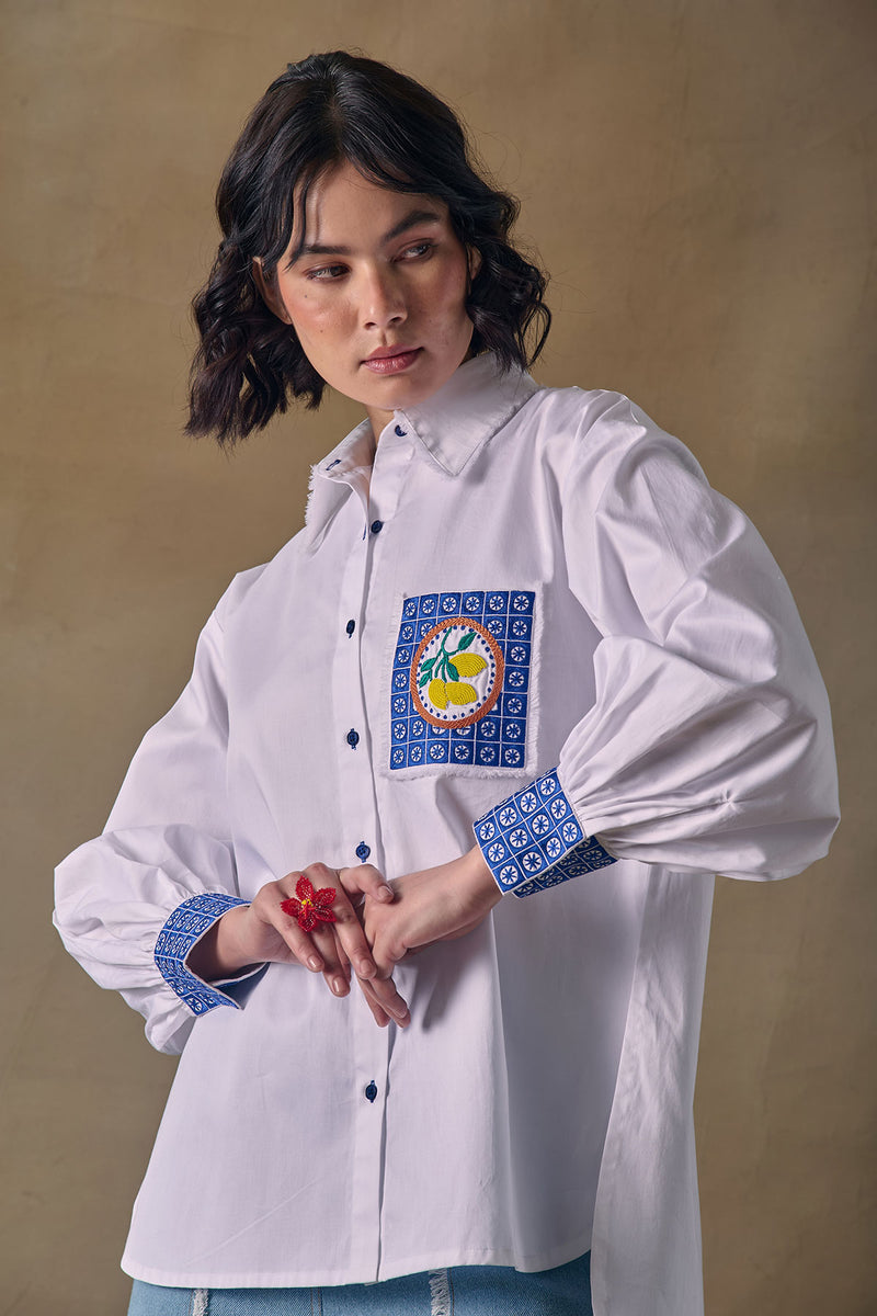 Zellige Embroidered Shirt