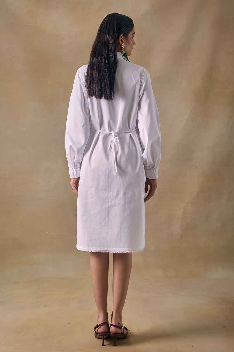 Mirage Palm Shirt Dress