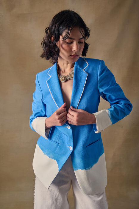 Blue Washed Blazer