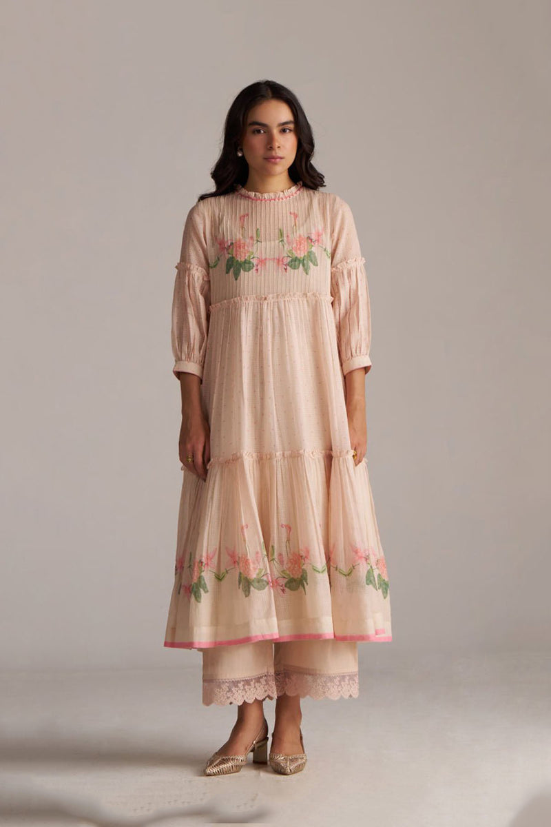 Peach Dust Kota Co-ord Set