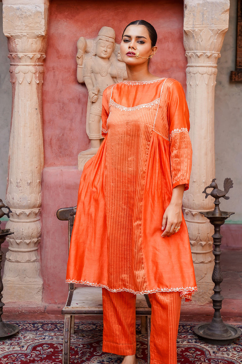 Kesari Kurta Set