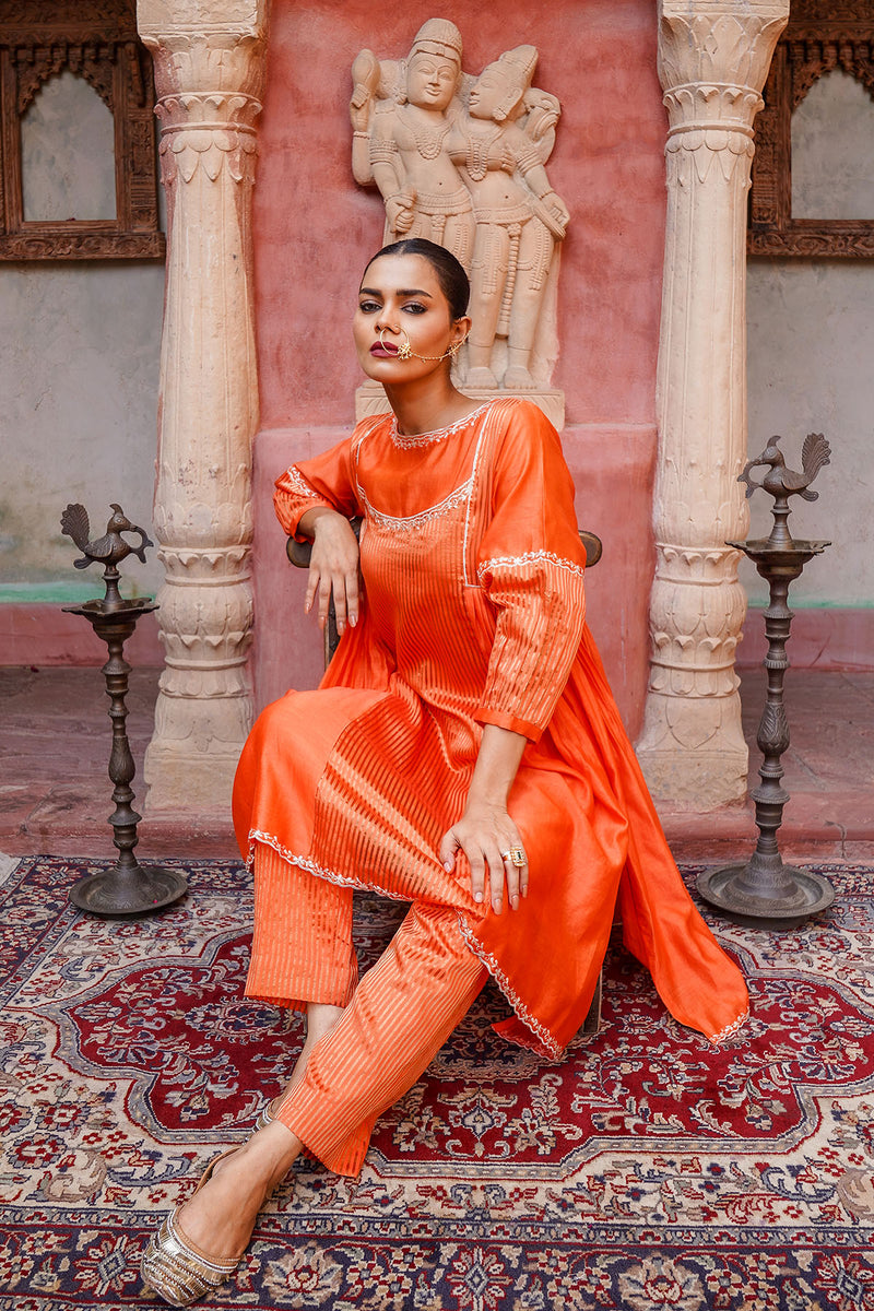 Kesari Kurta Set