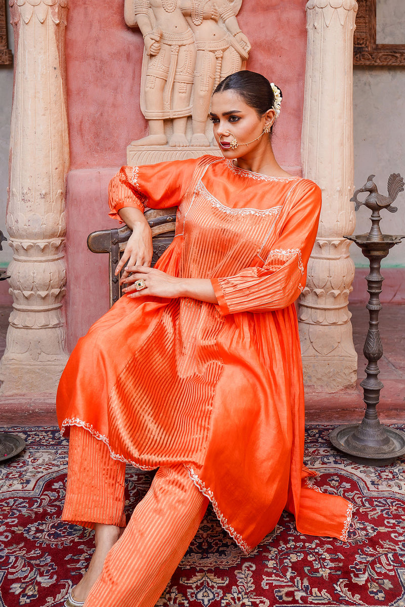 Kesari Kurta Set