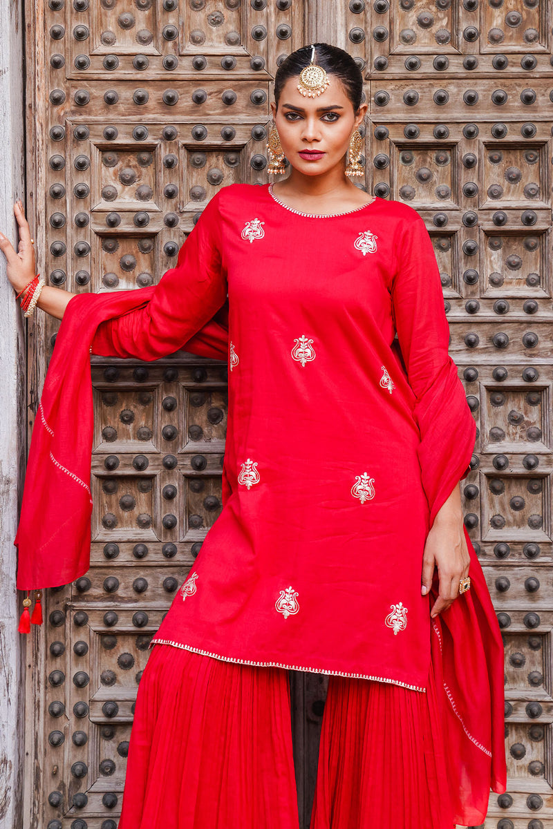 Sindoor Sharara Set