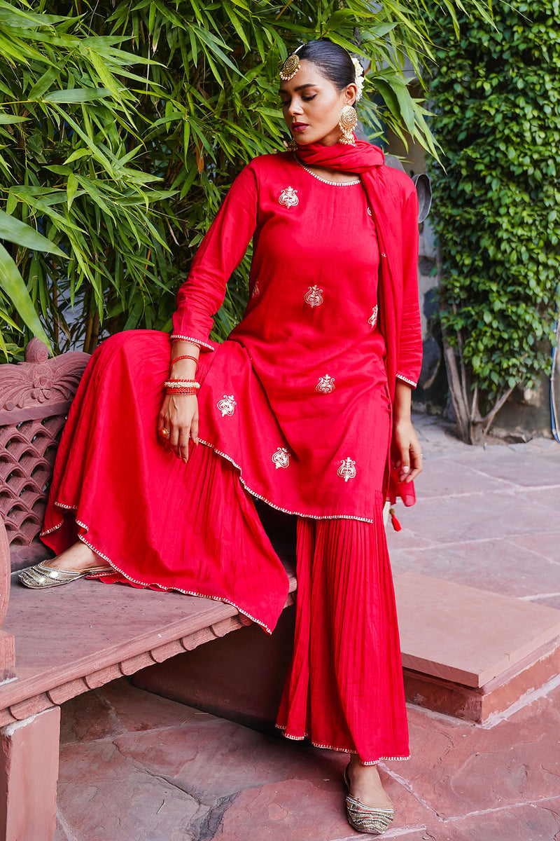 Sindoor Sharara Set