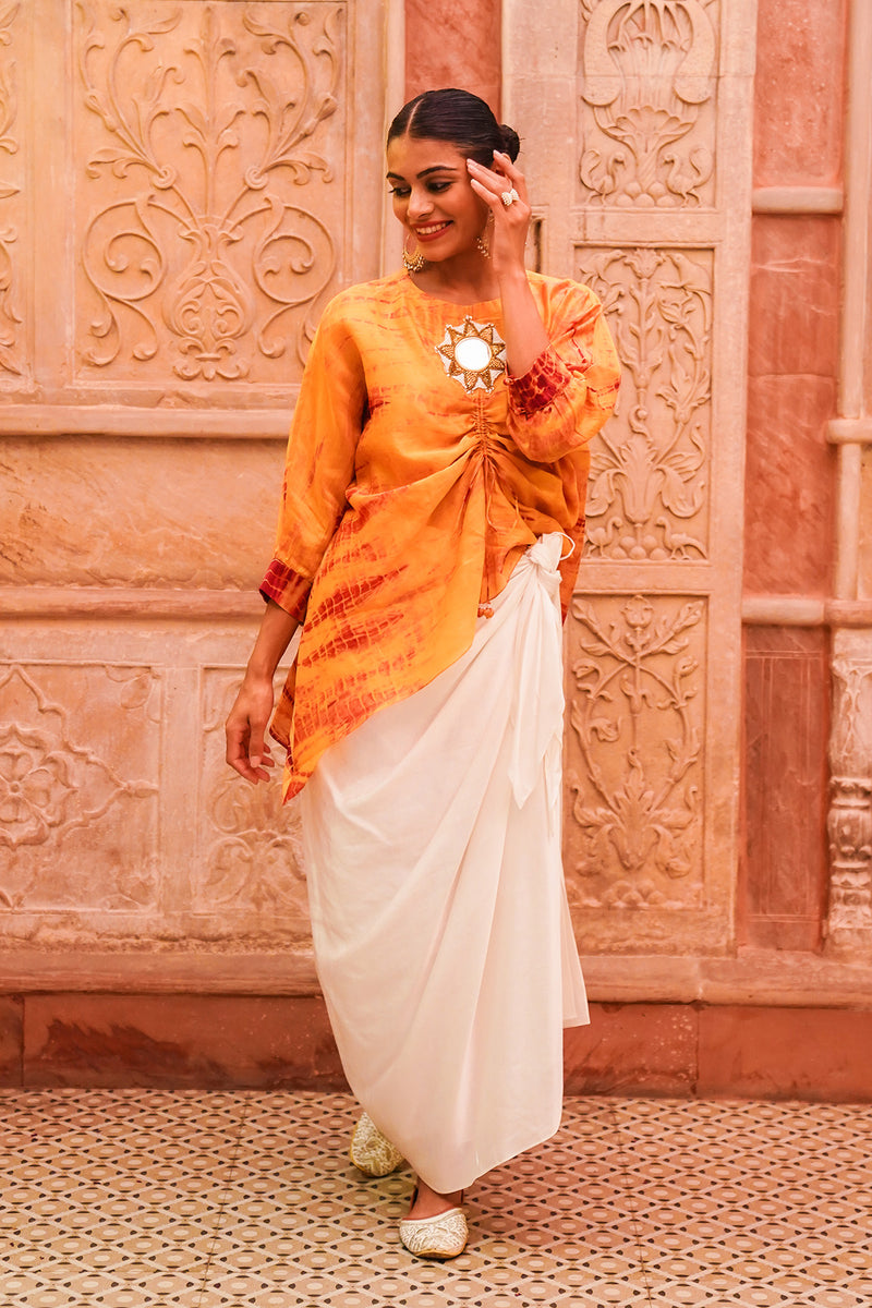 Sufiana Dhoti Skirt Set