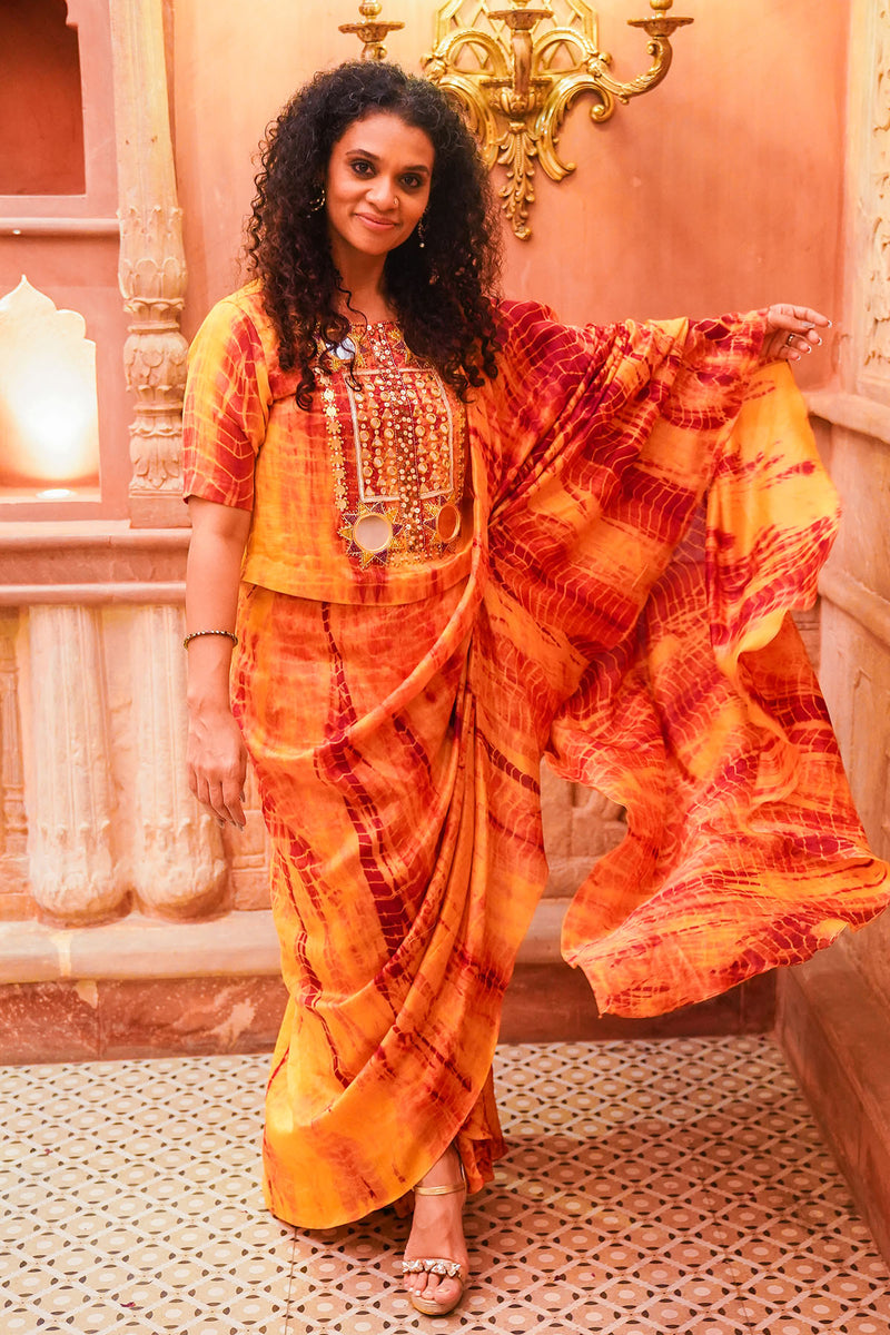 Darpan Drape Sari