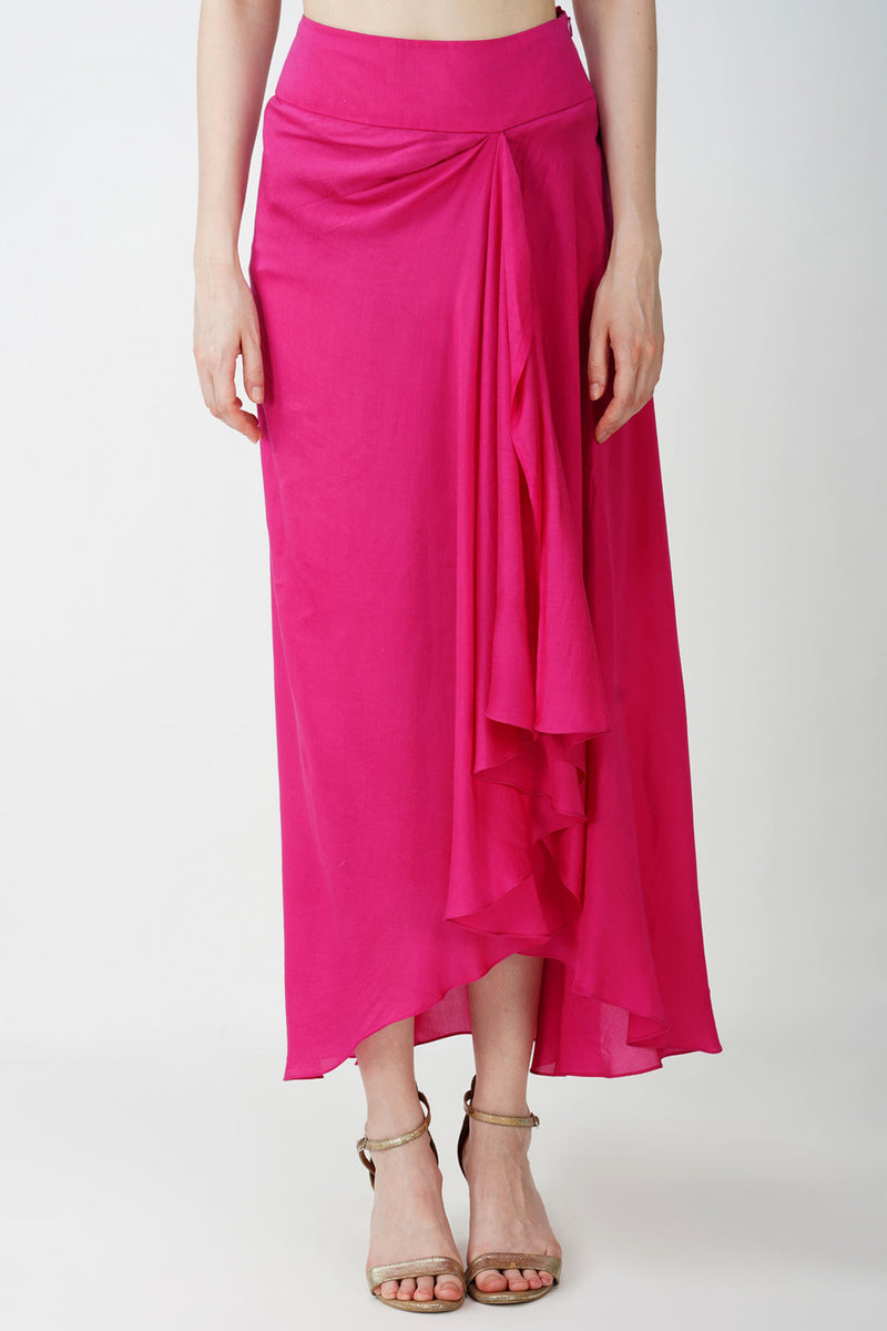 Regal Fuschia Cape Ensemble