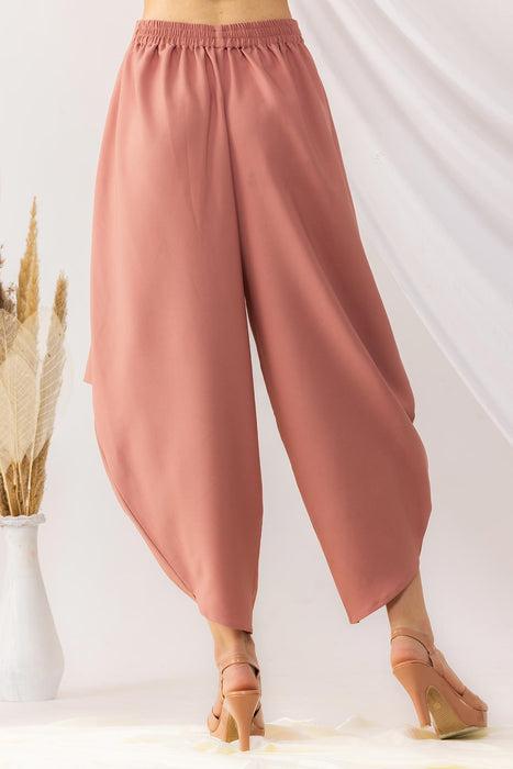 Rose Coral Dhoti pant