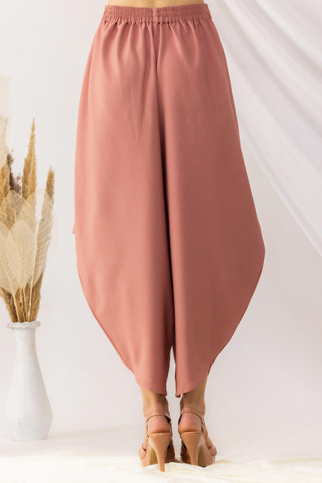 Rose Coral Dhoti pant