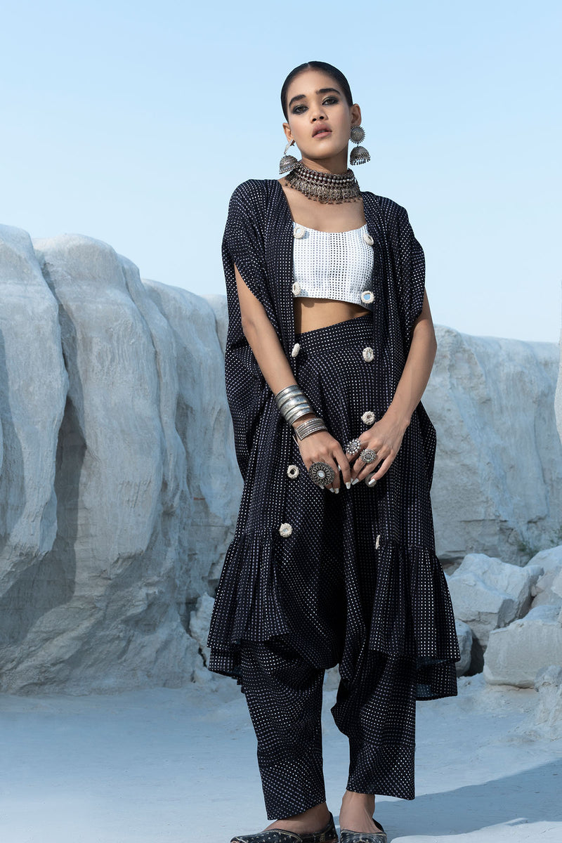 Safar Black and White Trio Set