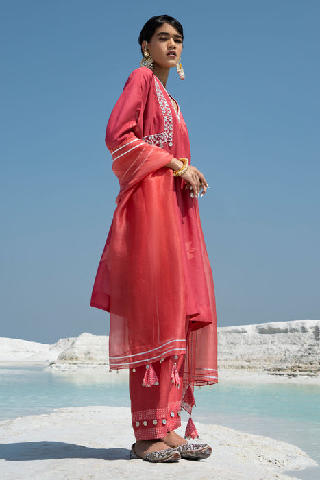 Zahra Peony Kurta Set