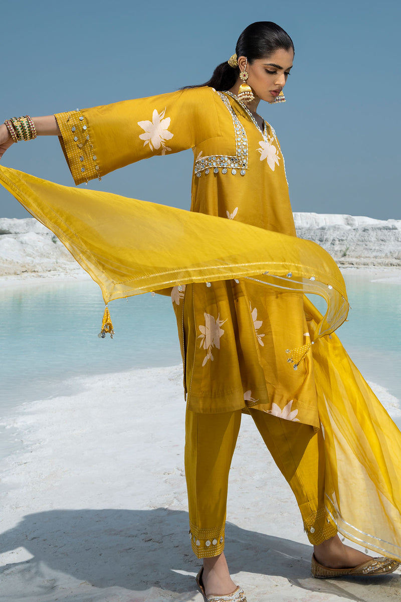 Zahra Amber Kurta Set