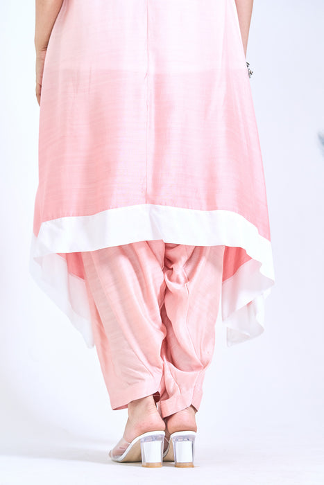 Peach Ombre Kurta Set