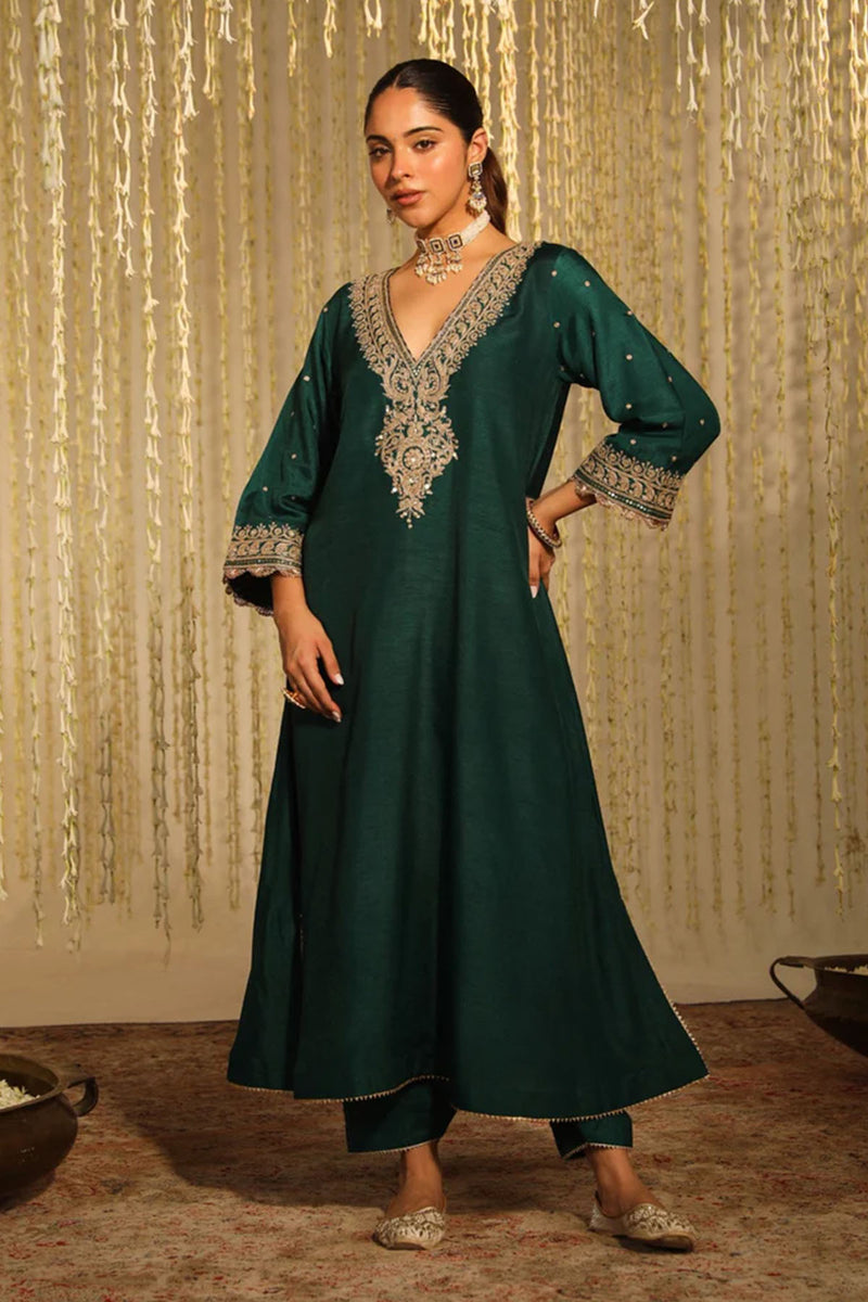 MYSHA- Long chauga with Salwar