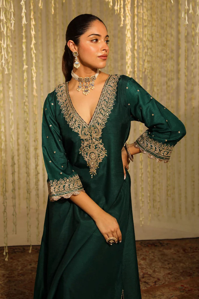 MYSHA- Long chauga with Salwar