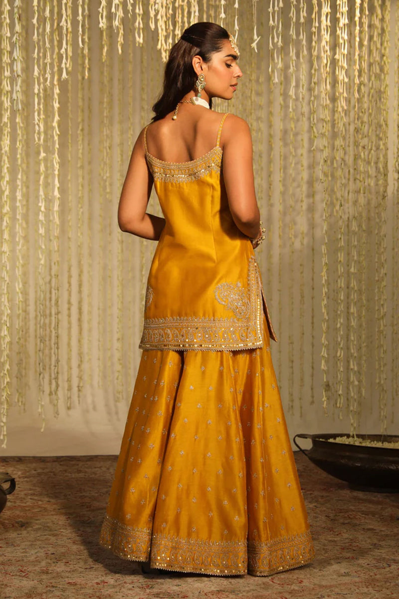 AABROO- Kurta with sharara and dupatta
