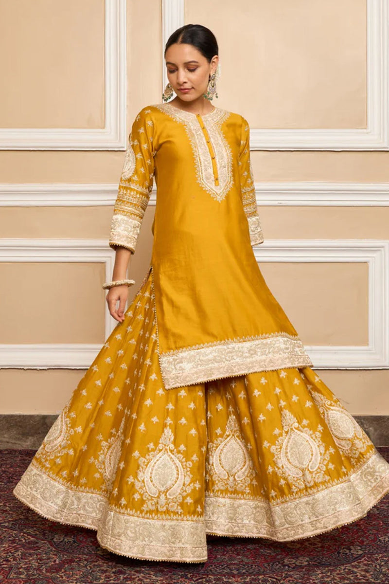 RAINA- Kurta with Sharara and dupatta