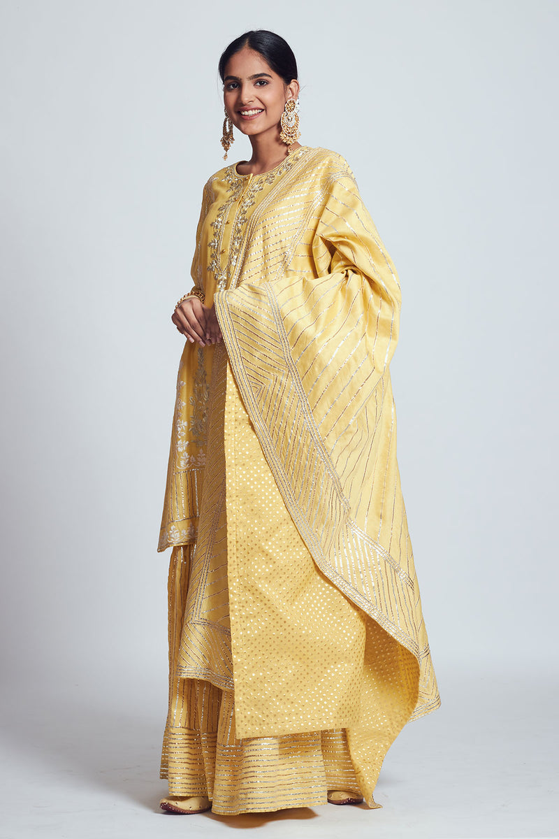 Sehar- Short kurta with garara and dupatta